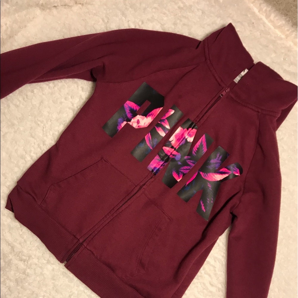 Pink hoodie